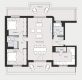 Luxuriöse 3-Zimmer-Penthouse-Wohnung mit 2 Balkonen in Toplage nahe KaDeWe - Grundriss