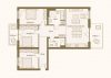 Grandiose 4-Zimmer-Familienwohnung mit zwei Balkonen in Friedrichshain - Grundriss